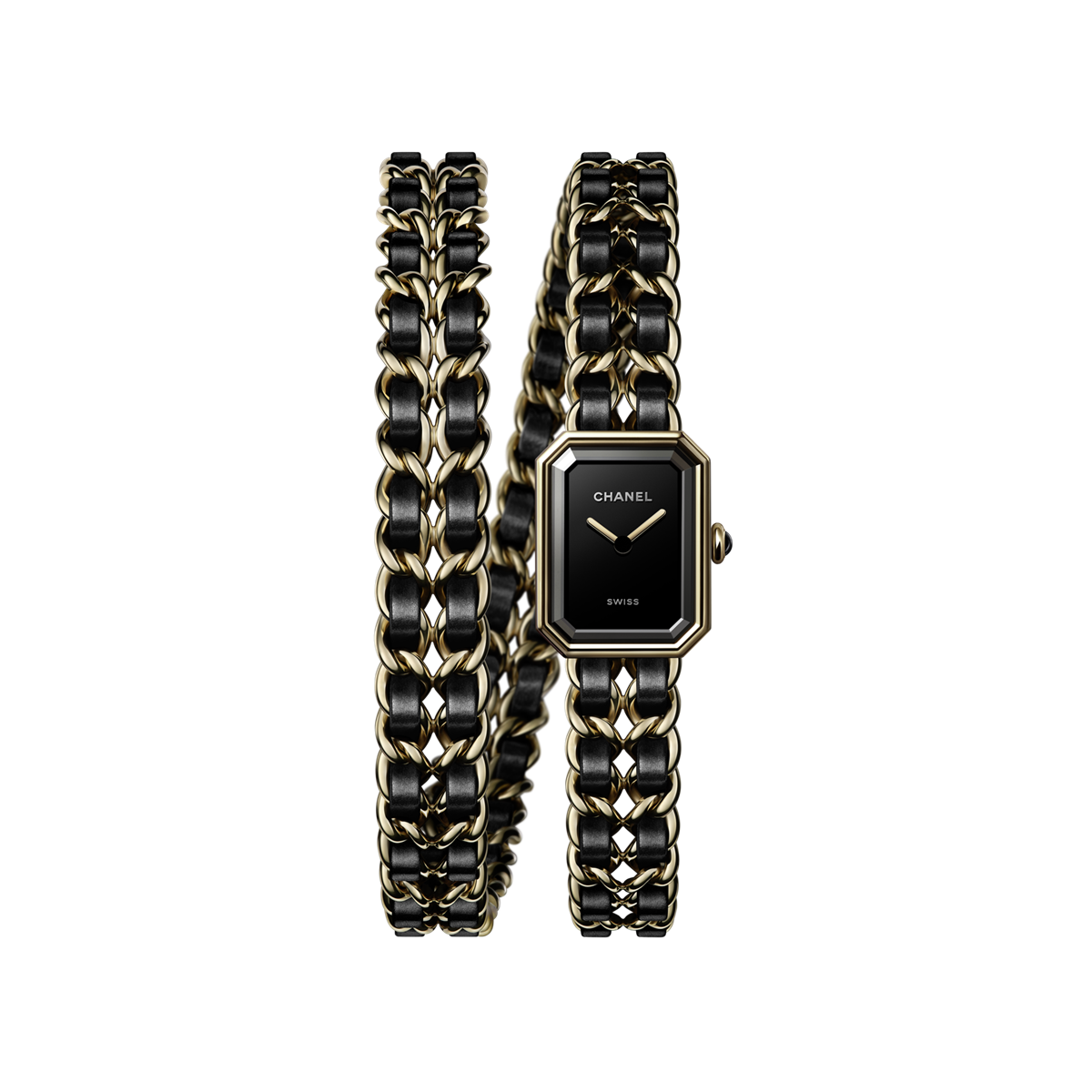 シャネル(CHANEL) プルミエール アイコニック チェーン ダブル